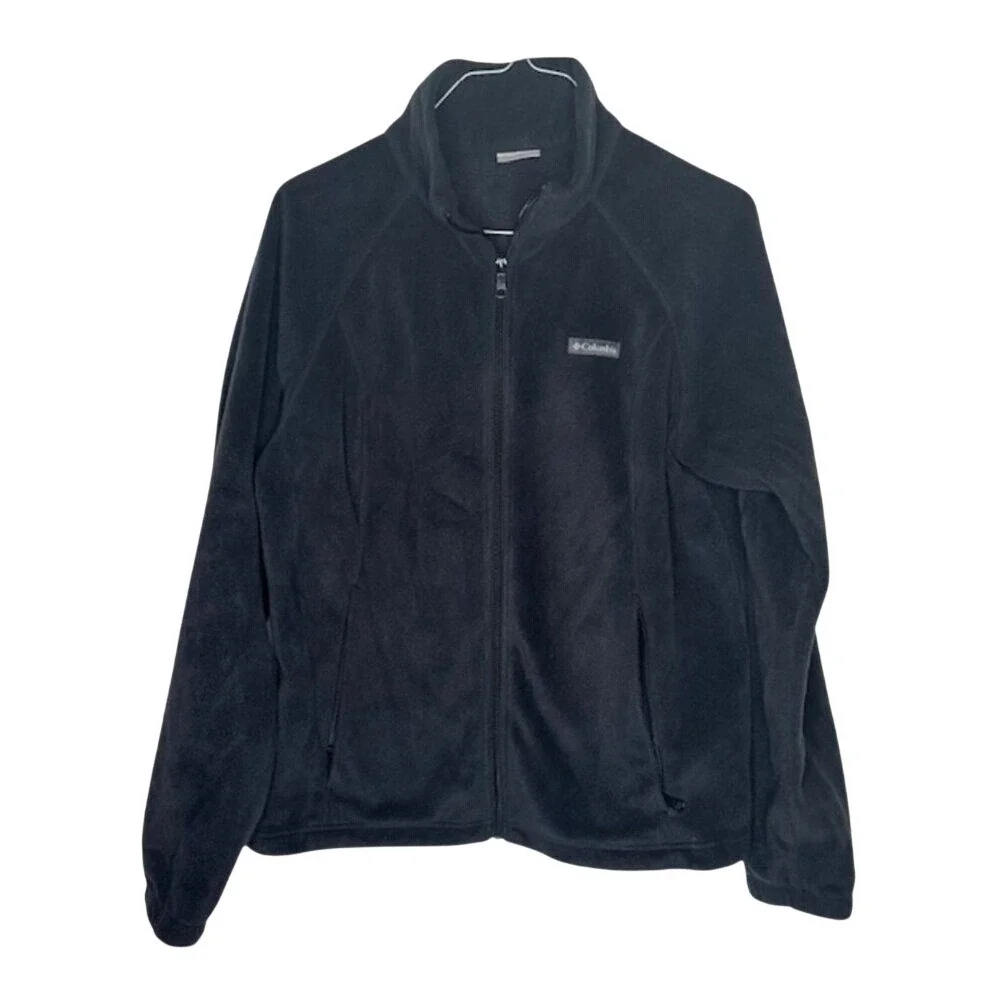 Columbia Benton Springs Full Zip Fleece Jacket Black‎ XL WL6439